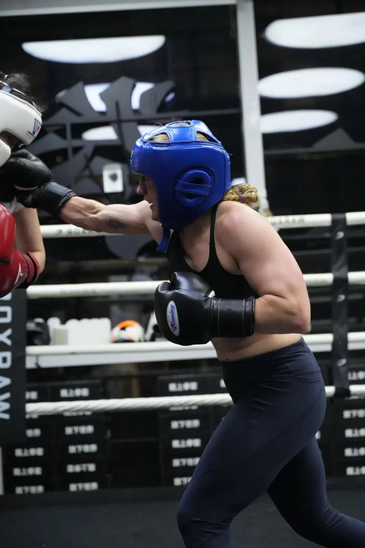 Ellie Bouttell training with focus