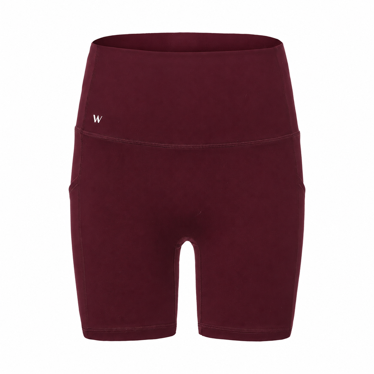 Hybrid Race Short 5 inch in Burgundy.
